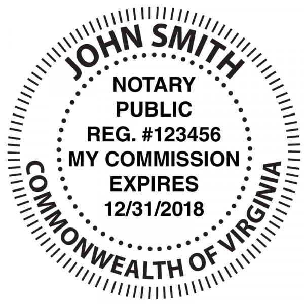 Virginia Notary Embosser