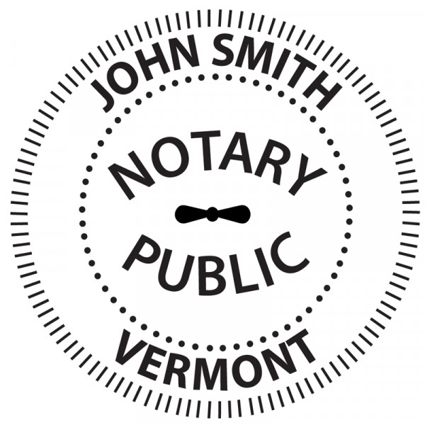 Vermont Notary Embosser