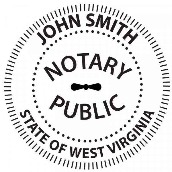 West Virginia Notary Embosser