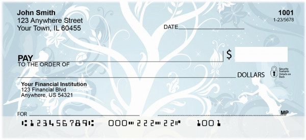 Garden Fairies Personal Checks