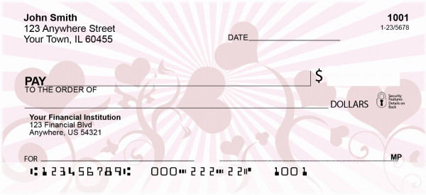 Hearts Delight Personal Checks