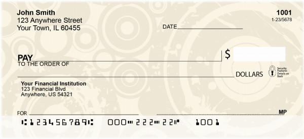 Round Rhapsody Personal Checks