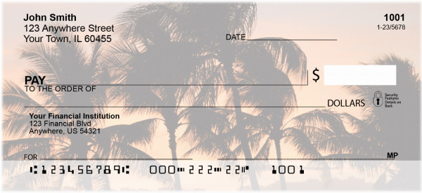 Palm Paradise Personal Checks