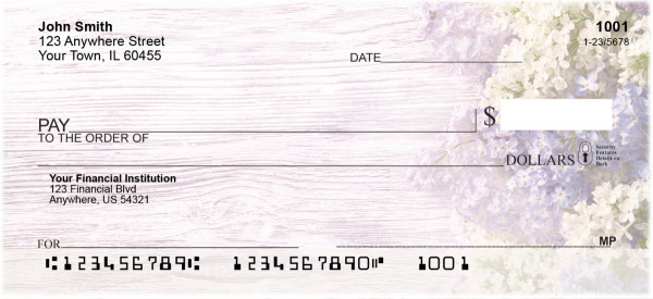 Signs of Spring Personal Checks
