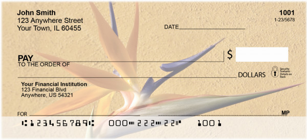 Blooming Paradise Personal Checks