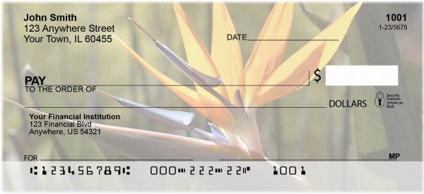 Bird Of Paradise Personal Checks