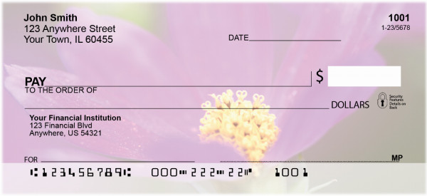 Blooming Closeups Personal Checks