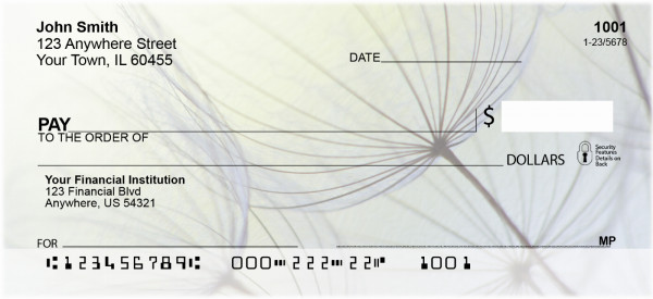 Dandelion Personal Checks