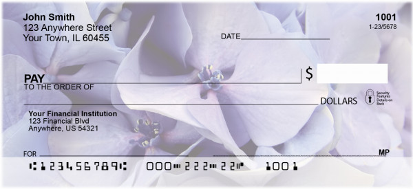 Hydrangea Personal Checks