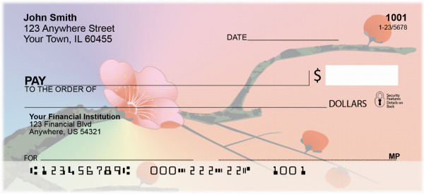 Japanese Cherry Tree Personal Checks