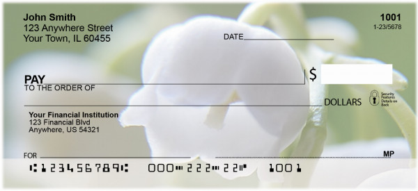 Lilly Of The Valley Personal Checks