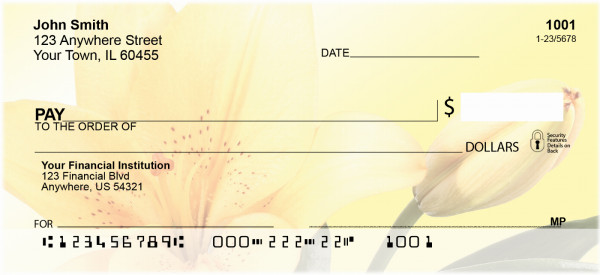 Mellow Yellow Personal Checks