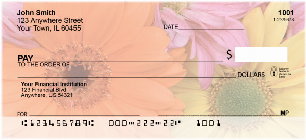 Rainbow Garden Personal Checks