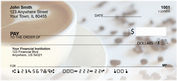 Coffee Lovers Personal Checks