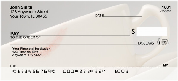 Yummy Coffee Personal Checks