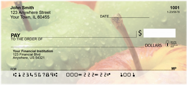 Apples Personal Checks