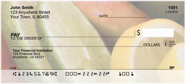 Freshly Cut Fruit Personal Checks