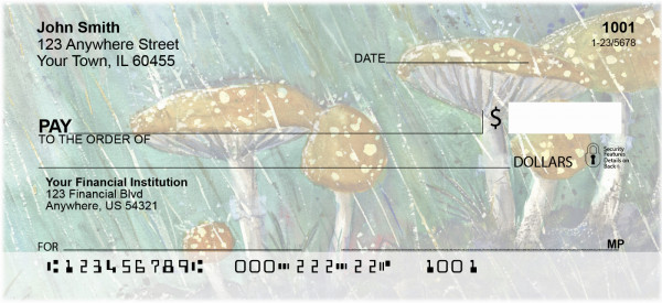 Mushroom Rain Personal Checks