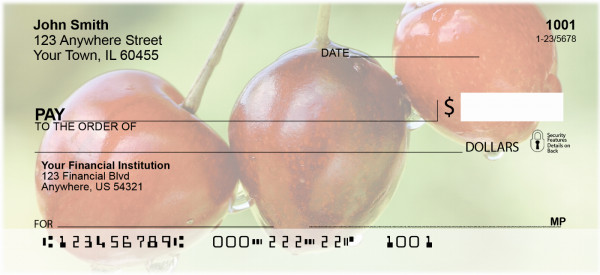 Cherries Personal Checks