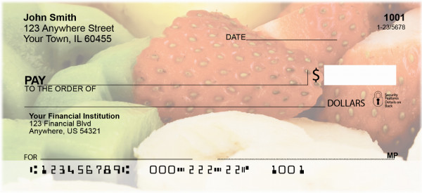 Fresh Fruits Personal Checks