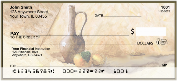 Italian Inspired Watercolor Personal Checks