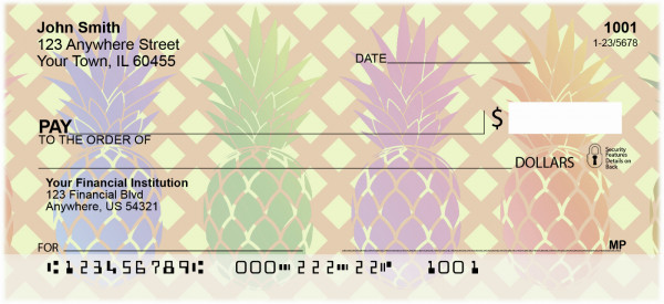 Pineapples Personal Checks