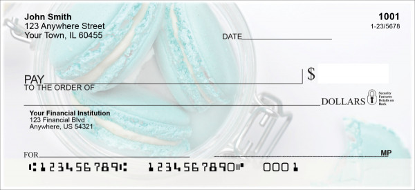 Macarons Personal Checks