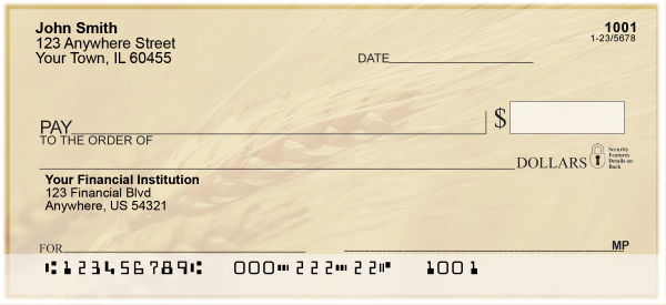 Harvest Fields Personal Checks