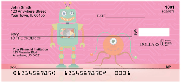 Robot Friends Personal Checks