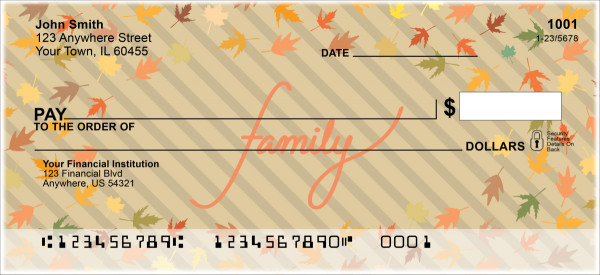 Thankful Blessings Personal Checks