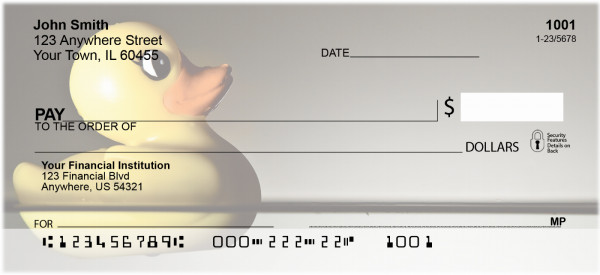Rubber Ducky Personal Checks