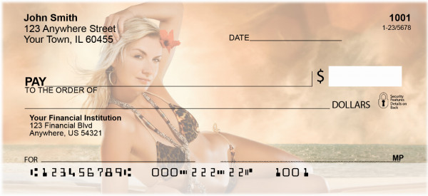 Beach Pinups Personal Checks