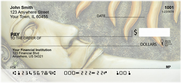 Sun And Moon Symbols Personal Checks