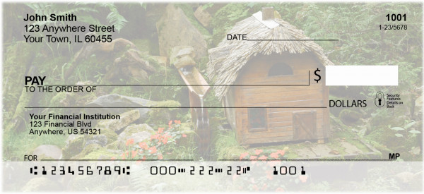 Mystical Fairy Homes Personal Checks