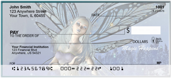 Winter Fairies Personal Checks