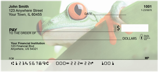 It's A Froggy Frog World Personal Checks