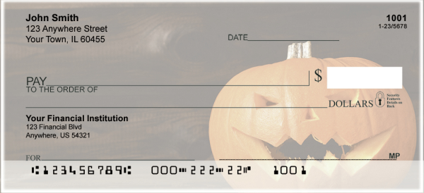 Jack-O-Lanterns Personal Checks
