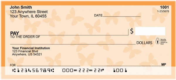 Butterfly Personal Checks