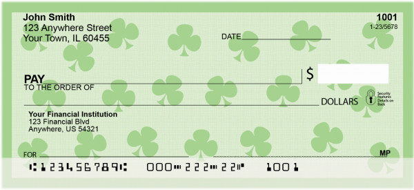 Shamrocks Personal Checks