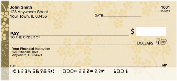Soft Vines Personal Checks