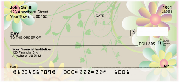 Garden Fresh Personal Checks