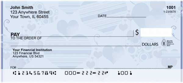 Love Symbols Personal Checks