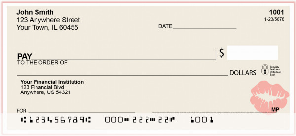 Sealed With a Kiss Personal Checks