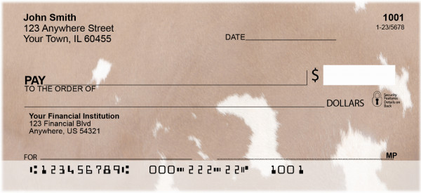 Cow Prints Personal Checks