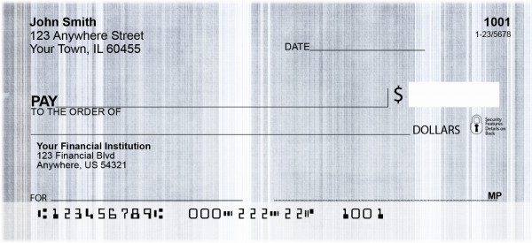 Vintage Blues Personal Checks