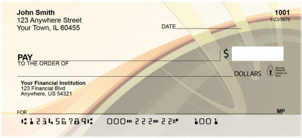 Melting Colors Personal Checks