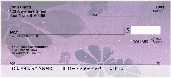 Deep Purple Dreams Personal Checks