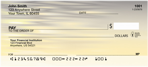 Black Gold Personal Checks