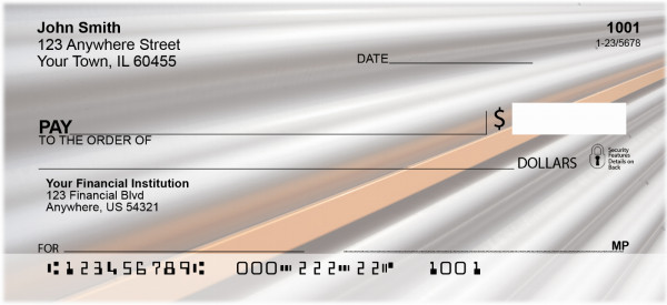 Corrugated Facade Personal Checks