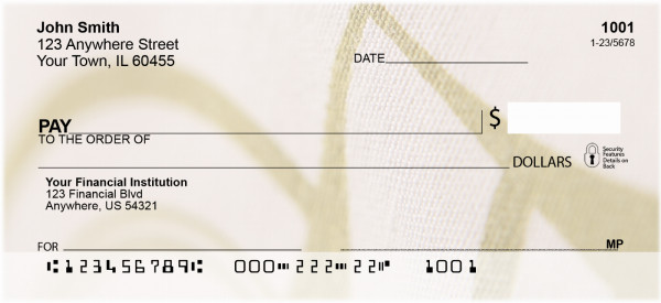 Asian Weave Personal Checks